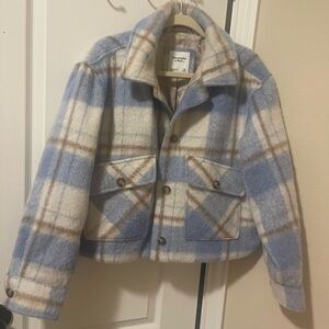 Abercrombie & Fitch Plaid Jacket Coat